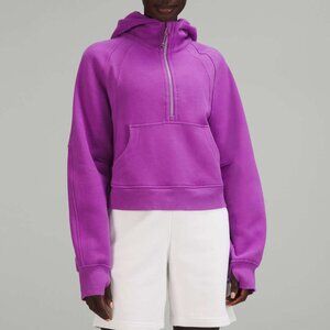 EUC Lululemon Scuba Oversized Half-Zip Hoodie, XS/S, Moonlit Magenta